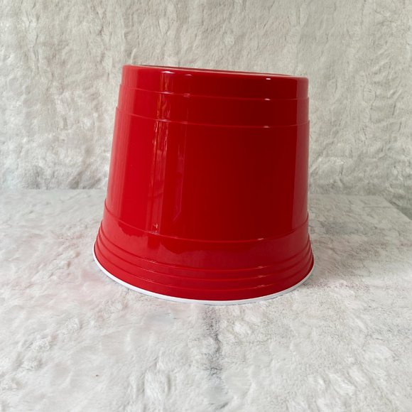 Giant Large Red Solo Cup party Bucket 120 oz Back Yard Pong  Party Cup Bucket - Picture 2 of 6